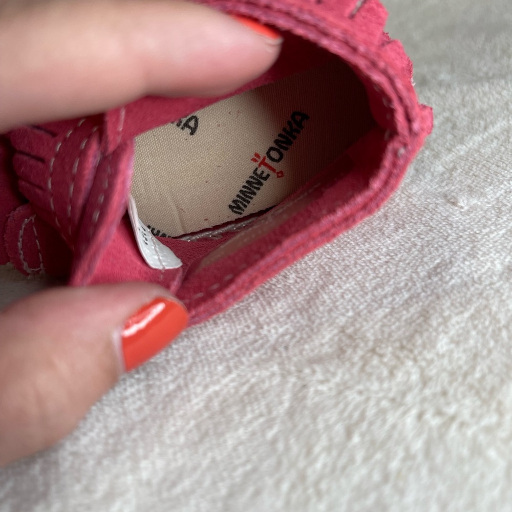 MINNETONKA. Front Strap Bootie. - Picture 5 of 7
